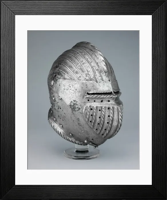 Framed Print : Armet, Southern Germany, c. 1520 / 30. Creator: Unknown Framed Print : Armet, Southern Germany, c. 1520 / 30. Creator: Unknown