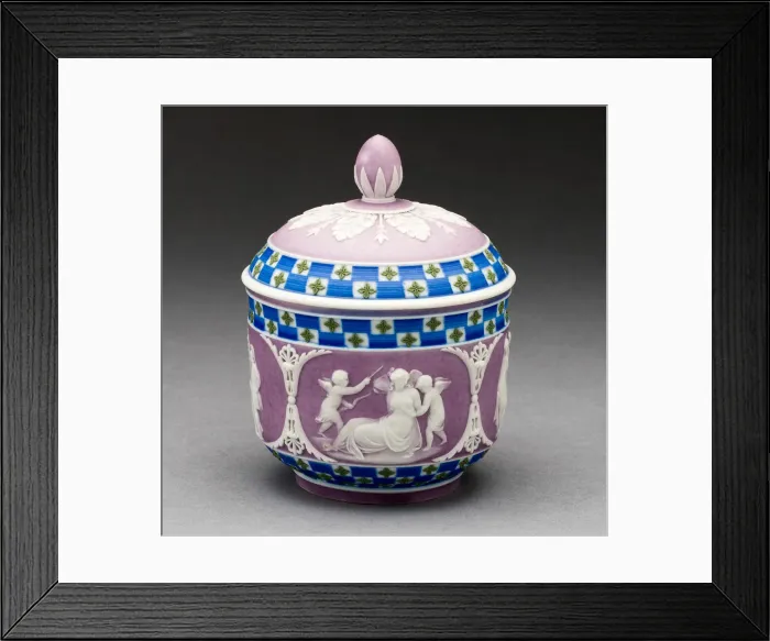 Framed Print : Sugar Bowl, Burslem, c. 1800. Creator: Wedgwood Framed Print : Sugar Bowl, Burslem, c. 1800. Creator: Wedgwood