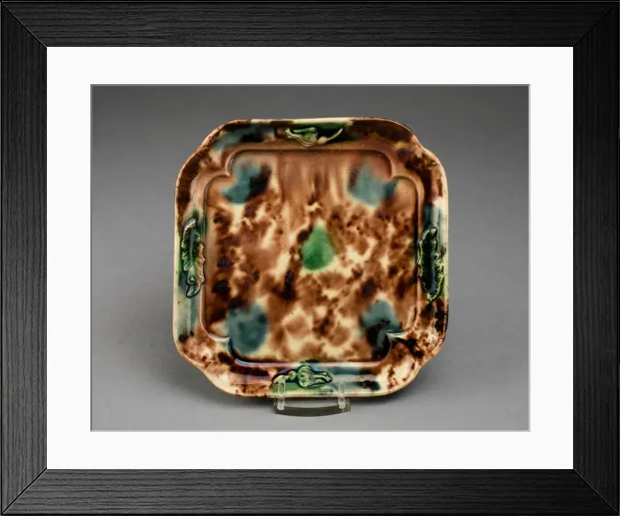 Framed Print : Stand, Staffordshire, 1760 / 70. Creator: Staffordshire Potteries Framed Print : Stand, Staffordshire, 1760 / 70. Creator: Staffordshire Potteries