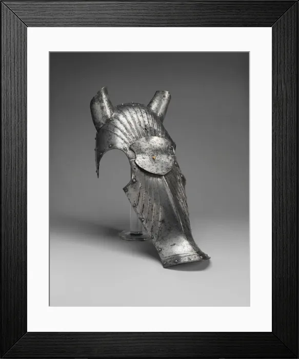 Framed Print : Shaffron, Nuremberg, c. 1520. Creator: Unknown Framed Print : Shaffron, Nuremberg, c. 1520. Creator: Unknown