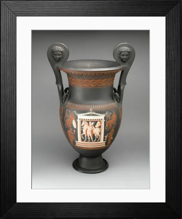 Framed Print : Vase, Burslem, 1850 / 75. Creator: Wedgwood Framed Print : Vase, Burslem, 1850 / 75. Creator: Wedgwood