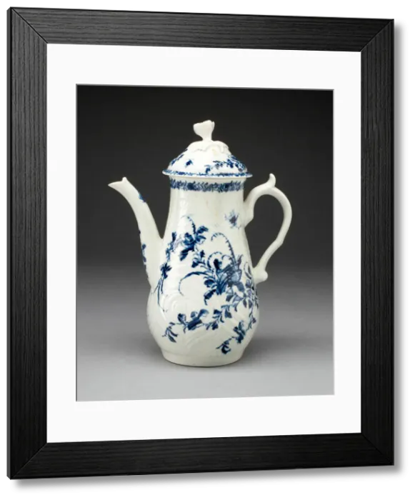 Framed Print : Coffee Pot, Worcester, c. 1760. Creator: Royal Worcester