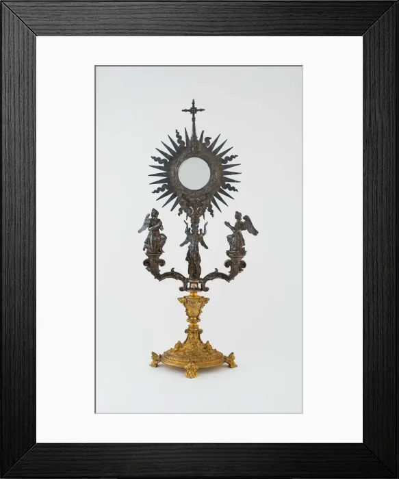 Framed Print : Monstrance, Spain, 1631. Creator: Unknown Framed Print : Monstrance, Spain, 1631. Creator: Unknown