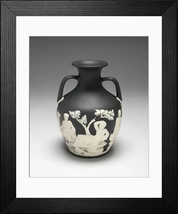 Framed Print : Portland Vase, Burslem, 1790 / 96. Creator: Wedgwood Framed Print : Portland Vase, Burslem, 1790 / 96. Creator: Wedgwood