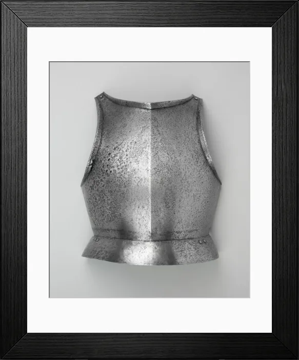 Framed Print : Breastplate, Spain, c. 1500. Creator: Unknown Framed Print : Breastplate, Spain, c. 1500. Creator: Unknown