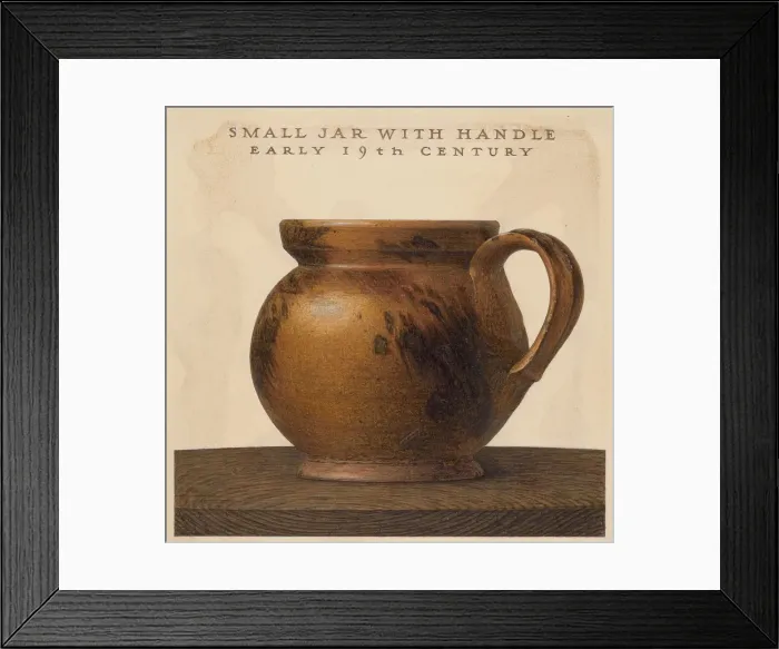 Framed Print : Bean Pot, 1935 / 1942. Creator: John Matulis Framed Print : Bean Pot, 1935 / 1942. Creator: John Matulis