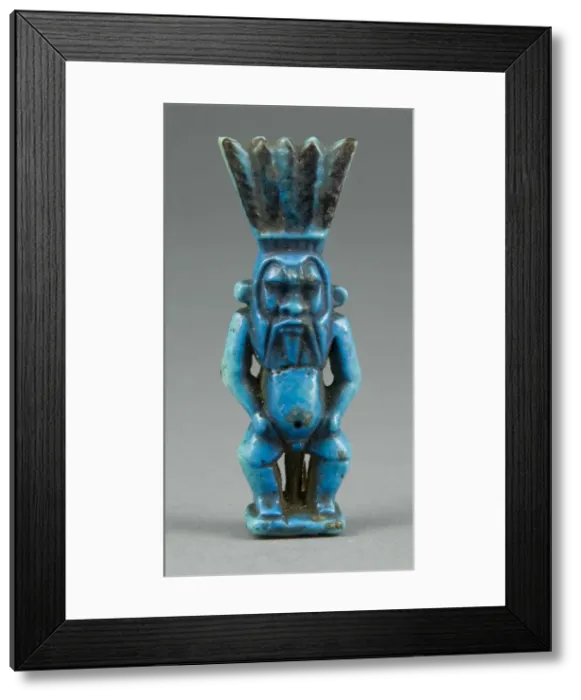Framed Print : Amulet of Bes, Egypt, Late Period-Ptolemaic Period (664-30 BCE). Creator: Unknown Framed Print : Amulet of Bes, Egypt, Late Period-Ptolemaic Period (664-30 BCE). Creator: Unknown