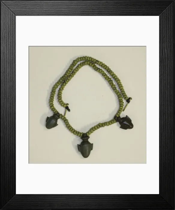 Framed Print : Amulet of a Heart, Egypt, Late Period, Dynasty 26-31 (664-332 BCE). Creator: Unknown Framed Print : Amulet of a Heart, Egypt, Late Period, Dynasty 26-31 (664-332 BCE). Creator: Unknown