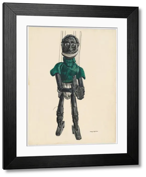 Framed Print : Cannibal Marionette, c. 1937. Creator: James McLellan