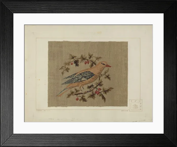 Framed Print : Sampler, c. 1938. Creator: Ralph Morton Framed Print : Sampler, c. 1938. Creator: Ralph Morton