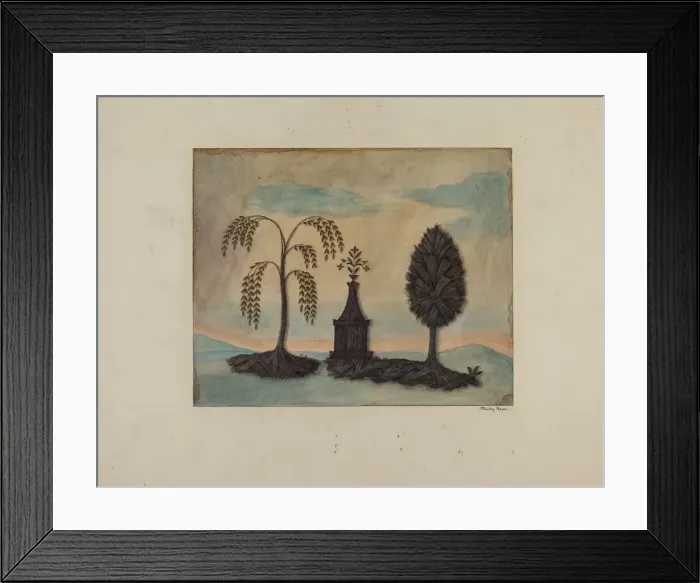 Framed Print : Memorial Picture, c. 1937. Creator: Stanley Mazur Framed Print : Memorial Picture, c. 1937. Creator: Stanley Mazur