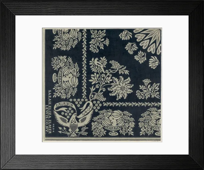 Framed Print : Jacquard, 1935 / 1942. Creator: Merkley, Arthur G Framed Print : Jacquard, 1935 / 1942. Creator: Merkley, Arthur G