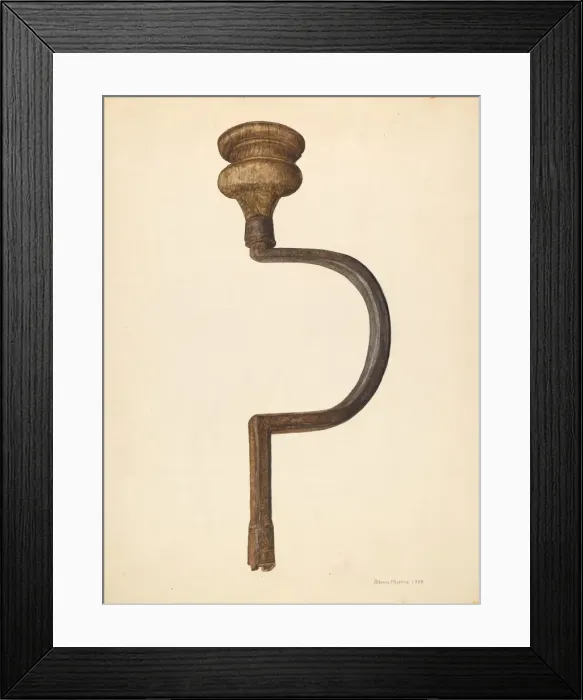 Framed Print : Bit Brace, 1938. Creator: Alfonso Moreno Framed Print : Bit Brace, 1938. Creator: Alfonso Moreno