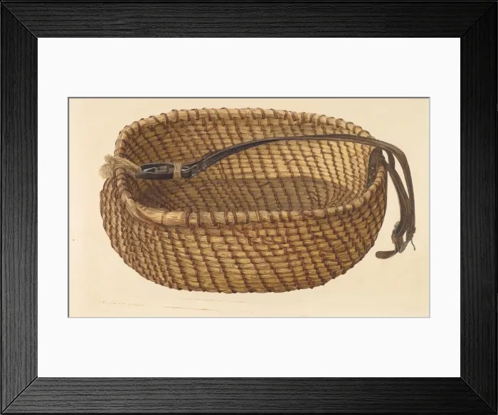 Framed Print : Grain Basket, 1938. Creator: Alfonso Moreno