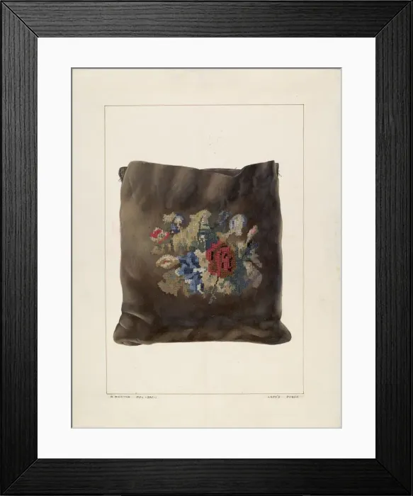 Framed Print : Purse, c. 1938. Creator: Ralph Morton Framed Print : Purse, c. 1938. Creator: Ralph Morton