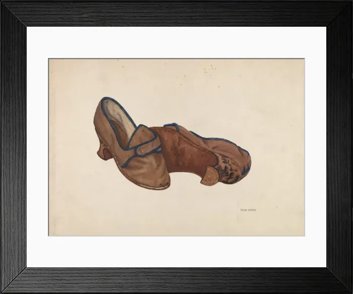 Framed Print : Ladies Slippers, c. 1939. Creator: Frank McEntee Framed Print : Ladies Slippers, c. 1939. Creator: Frank McEntee