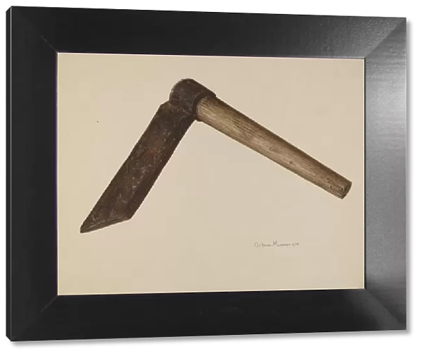 Shingle Knife, 1938. Creator: Alfonso Moreno