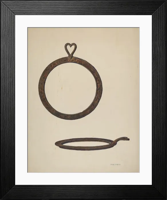 Framed Print : Kettle Ring, c. 1938. Creator: Frank McEntee Framed Print : Kettle Ring, c. 1938. Creator: Frank McEntee