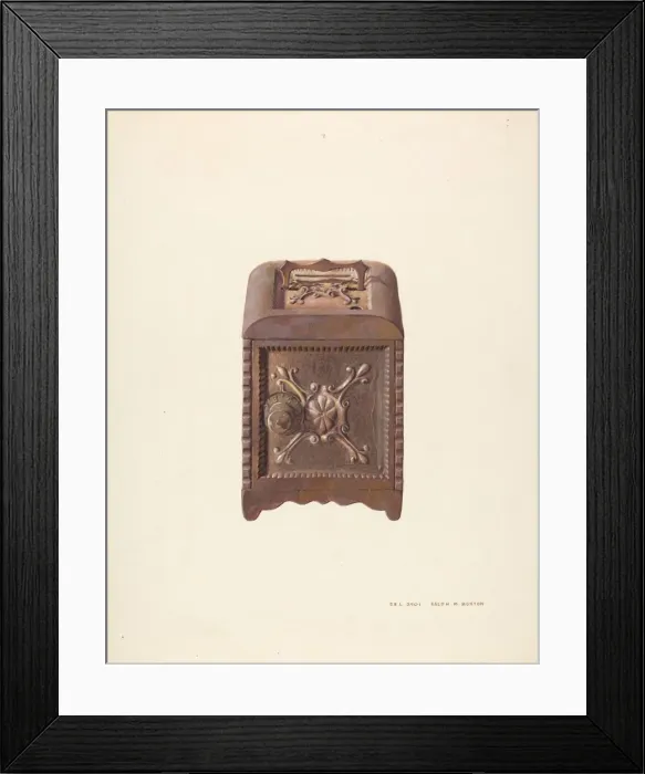 Framed Print : Iron Bank, 1935 / 1942. Creator: Ralph Morton Framed Print : Iron Bank, 1935 / 1942. Creator: Ralph Morton