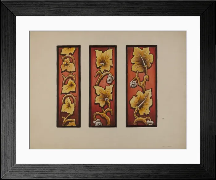 Framed Print : Painted Glass, c. 1937. Creator: James McLellan Framed Print : Painted Glass, c. 1937. Creator: James McLellan