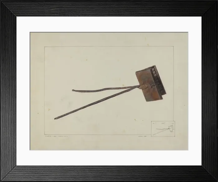 Framed Print : Waffle Iron, c. 1938. Creator: Ralph Morton Framed Print : Waffle Iron, c. 1938. Creator: Ralph Morton