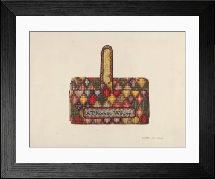 Framed Print : Wallet, c. 1939. Creator: Ralph Morton Framed Print : Wallet, c. 1939. Creator: Ralph Morton