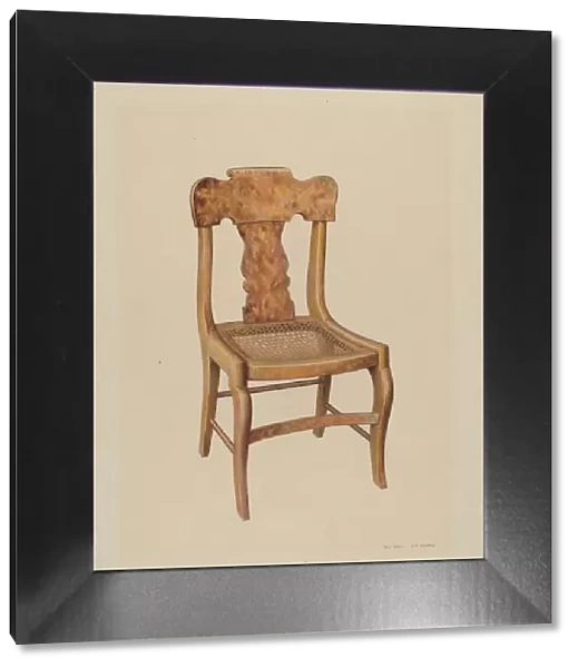 Dining Room Chair, c. 1939. Creator: Ralph Morton