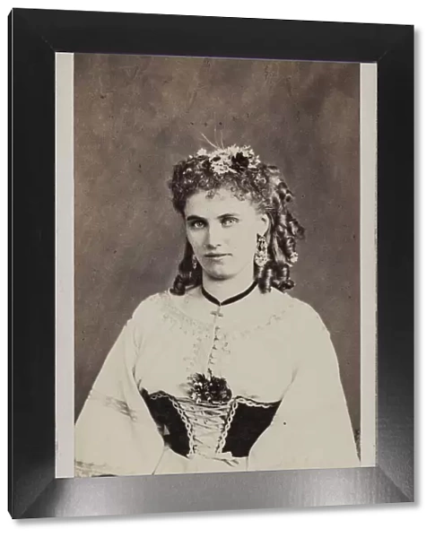Portrait of Christine Nilsson (1843-1921). Creator: Cremiere
