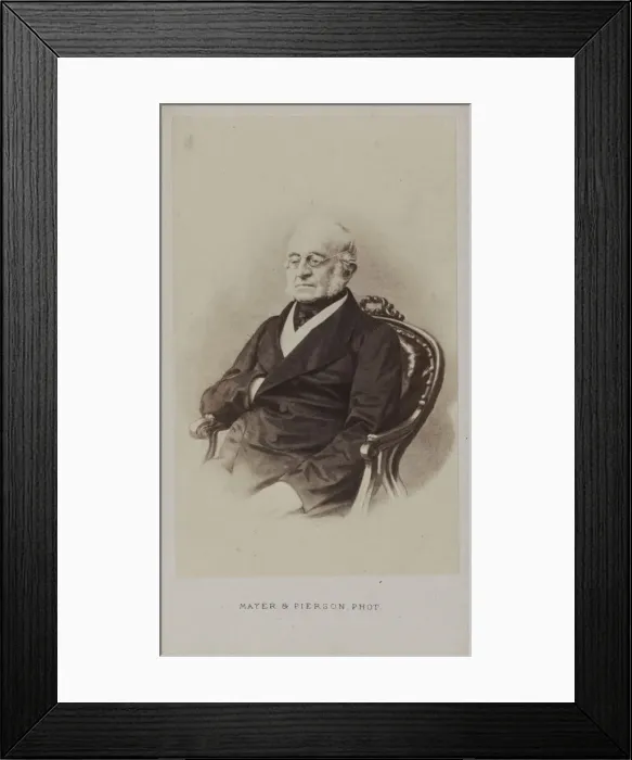 Framed Print : Portrait of Count Karl Robert Nesselrode (1780-1862), ca 1860 Framed Print : Portrait of Count Karl Robert Nesselrode (1780-1862), ca 1860