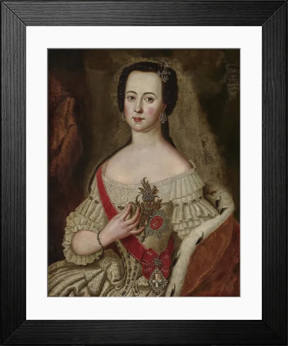 Framed Print : Portrait of Empress Catherine II (1729-1796). Creator: Lisiewska, Anna Rosina (1713-1783) Framed Print : Portrait of Empress Catherine II (1729-1796). Creator: Lisiewska, Anna Rosina (1713-1783)