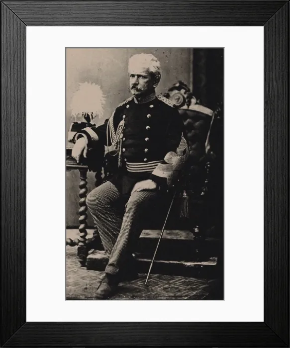 Framed Print : Portrait of Edoardo Chiossone (1833-1898), c. 1888. Creator: Anonymous Framed Print : Portrait of Edoardo Chiossone (1833-1898), c. 1888. Creator: Anonymous