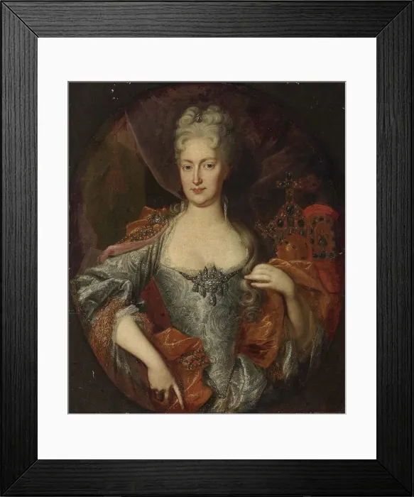 Framed Print : Portrait of Elisabeth Christine of Brunswick-Wolfenbüttel (1691-1750), Holy Roman Framed Print : Portrait of Elisabeth Christine of Brunswick-Wolfenbüttel (1691-1750), Holy Roman