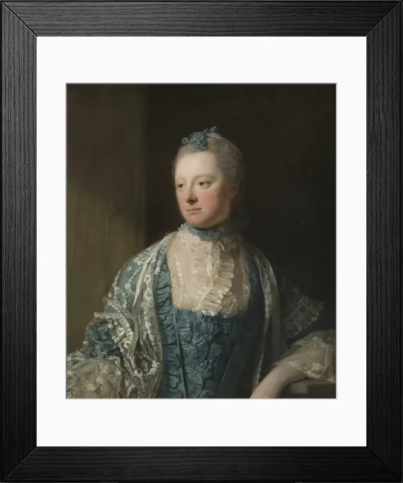 Framed Print : Portrait of Elizabeth, Countess of Salisbury, nee Keet (1721-1776), 1769 Framed Print : Portrait of Elizabeth, Countess of Salisbury, nee Keet (1721-1776), 1769