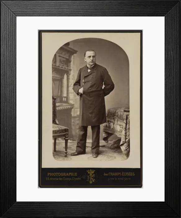Framed Print : Portrait of Jean Martin Charcot (1825-1893), c. 1870. Creator: Anonymous Framed Print : Portrait of Jean Martin Charcot (1825-1893), c. 1870. Creator: Anonymous
