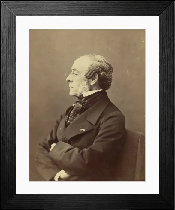 Framed Print : Portrait of Ernest Legouve(1807-1903), 1861-1869. Creator: Nadar Framed Print : Portrait of Ernest Legouve(1807-1903), 1861-1869. Creator: Nadar
