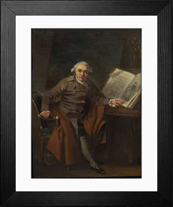 Framed Print : Portrait of Jean-Jacques Lagrenee (1739-1821), c. 1787 Framed Print : Portrait of Jean-Jacques Lagrenee (1739-1821), c. 1787