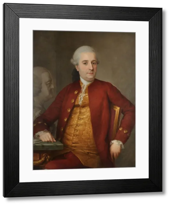 Framed Print : Portrait of Johann Christian Bach (1735-1782). Creator: Batoni Framed Print : Portrait of Johann Christian Bach (1735-1782). Creator: Batoni