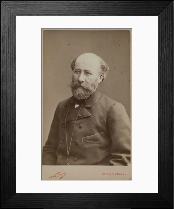 Framed Print : Portrait of Octave Feuillet (1821-1890). Creator: Photo studio Nadar Framed Print : Portrait of Octave Feuillet (1821-1890). Creator: Photo studio Nadar