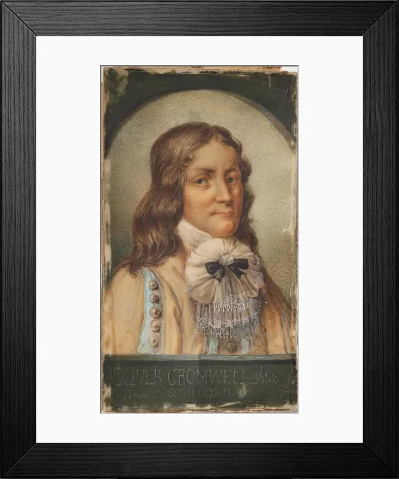 Framed Print : Portrait of Oliver Cromwell (1599-1658), 1653. Creator: Cooper, Samuel (1609-1672) Framed Print : Portrait of Oliver Cromwell (1599-1658), 1653. Creator: Cooper, Samuel (1609-1672)