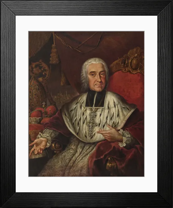 Framed Print : Portrait of Francis Louis of Palatinate-Neuburg (1664-1732), First third of 18th cen Framed Print : Portrait of Francis Louis of Palatinate-Neuburg (1664-1732), First third of 18th cen