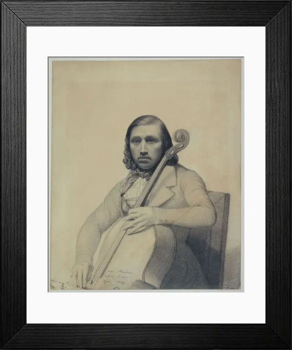 Framed Print : Portrait of Francois George-Hainl (1807-1873), 1839