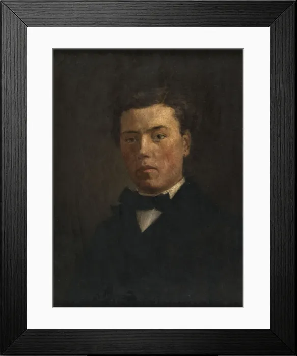 Framed Print : Portrait of Jean-Baptiste Camille Corot (1796-1875), 1828 Framed Print : Portrait of Jean-Baptiste Camille Corot (1796-1875), 1828