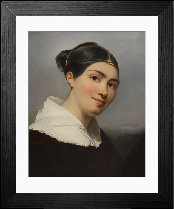 Framed Print : Portrait of Julie Duvidal de Montferrier (1797-1865), 1830 Framed Print : Portrait of Julie Duvidal de Montferrier (1797-1865), 1830