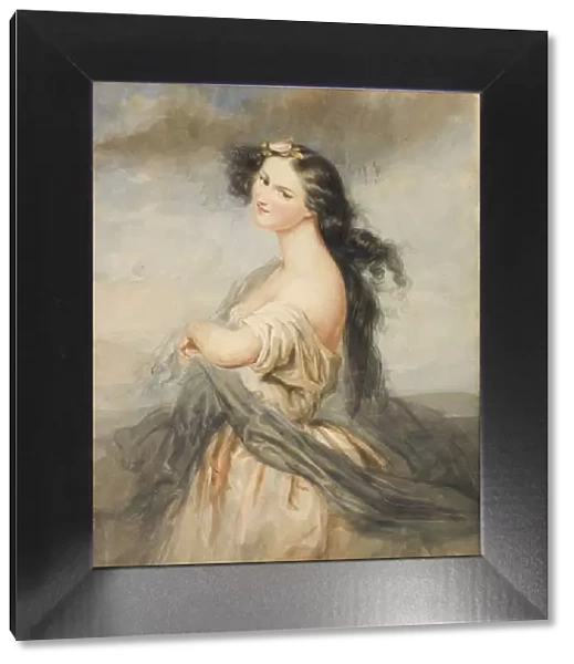 Portrait of Juliette Drouet (1806-1883). Creator: Voillemot