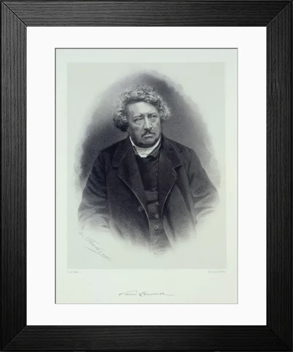 Framed Print : Portrait of Pierre Leroux (1797-1871). Creator: Anonymous Framed Print : Portrait of Pierre Leroux (1797-1871). Creator: Anonymous