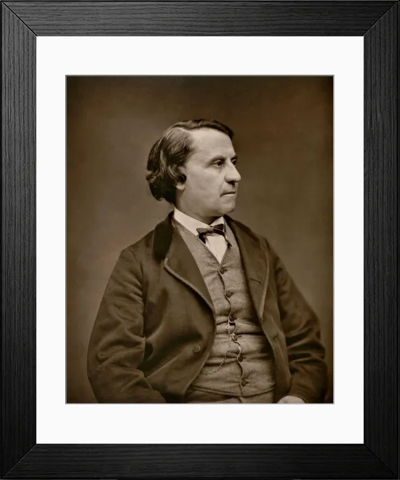 Framed Print : Portrait of Louis Blanc (1811-1882), ca 1873-1877. Creator: Carjat Framed Print : Portrait of Louis Blanc (1811-1882), ca 1873-1877. Creator: Carjat