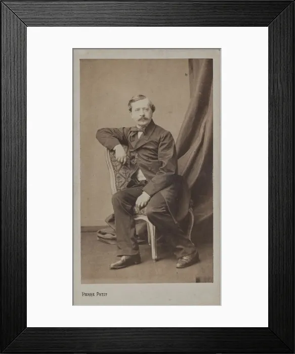 Framed Print : Portrait of Louis de Lomenie (1818-1878). Creator: Petit, Pierre (1598-1677) Framed Print : Portrait of Louis de Lomenie (1818-1878). Creator: Petit, Pierre (1598-1677)
