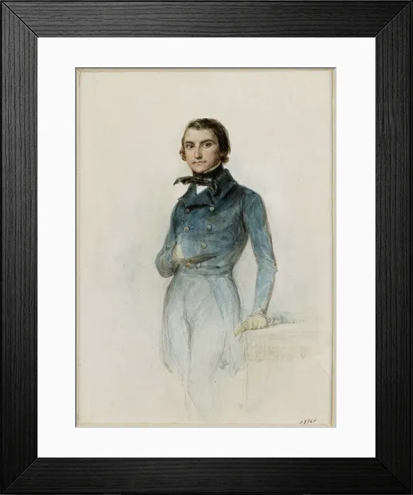 Framed Print : Portrait of Louis Blanc (1811-1882). Creator: Raffet, Auguste (1804-1860) Framed Print : Portrait of Louis Blanc (1811-1882). Creator: Raffet, Auguste (1804-1860)