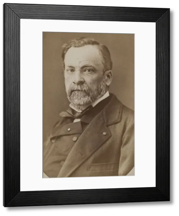 Framed Print : Portrait of Louis Pasteur (1822-1895), c. 1870. Creator: Anonymous Framed Print : Portrait of Louis Pasteur (1822-1895), c. 1870. Creator: Anonymous