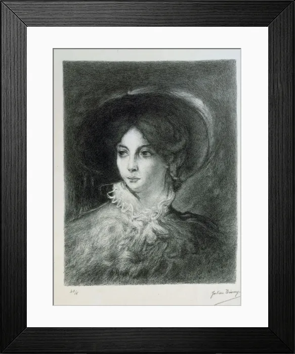 Framed Print : Portrait of George Sand. Creator: Tinayre, Julien (1859-1923) Framed Print : Portrait of George Sand. Creator: Tinayre, Julien (1859-1923)
